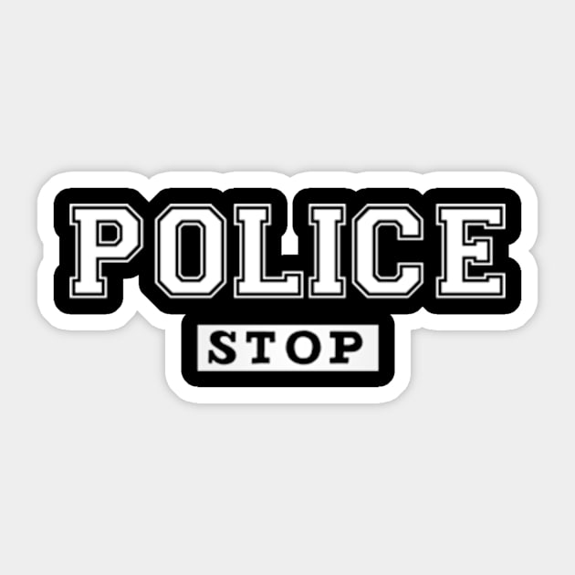 Police Sticker by TshirtMA